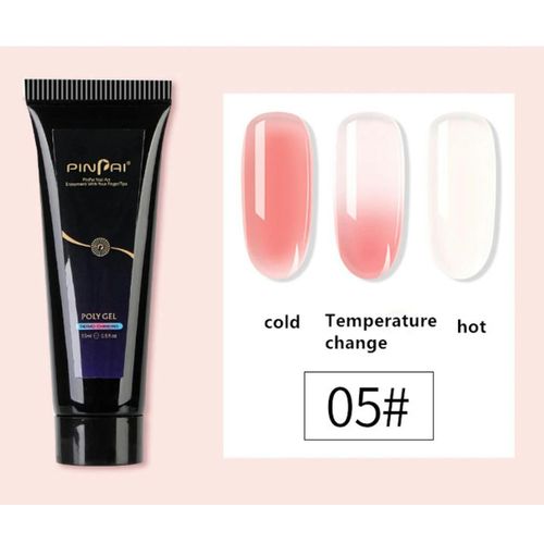 Poly GelTemperature Colour Changing PolyGel Acrygel Gumgel Nail Gel Builder Nail Extension Acrylic Nails Enhancement Trendy Nail Art Professional Acrygel Nail Extension Builder