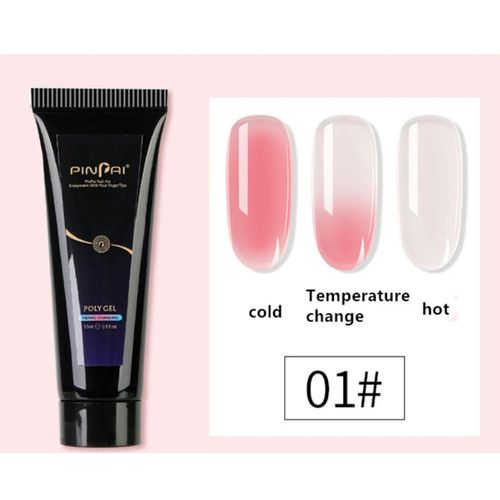 Poly GelTemperature Colour Changing PolyGel Acrygel Gumgel Nail Gel Builder Nail Extension Acrylic Nails Enhancement Trendy Nail Art Professional Acrygel Nail Extension Builder