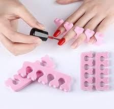 Toe/Finger Separator/Dividers/Spacer Nail Manicure/Pedicure  Pedicure Toe Separators,Toe Separators for Nail Polish, Toe Nail Separator, Repeatable Washable Toenail Dividers