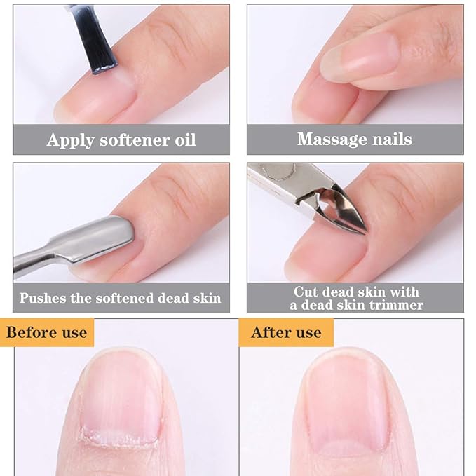 Stainless Steel Cuticle Nipper Professional Remover Scissors Finger Care Manicure Nail Clipper Dead Skin Tools