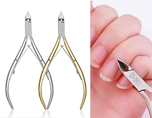 Stainless Steel Cuticle Nipper Professional Remover Scissors Finger Care Manicure Nail Clipper Dead Skin Tools
