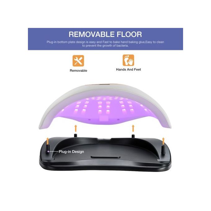 sun Two Hand M6 69PCsLED New 268w LEDUV Nail Dryer LED Nail Lamp 268 W UV LED Nail Lamp for Gel Polish with 4 Timer Settings and Professional Manicure Nail Dryer with Automatic Sensor Nails