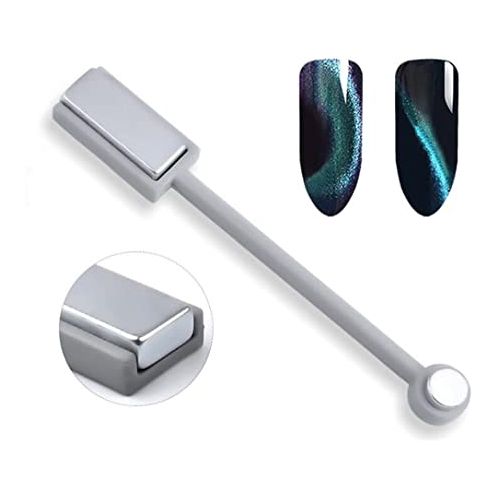 Cat Eye Magnet Stick Double- headed Magnetic Cat Eye Tool Nail Art Manicure Tool Double End Magnet Cat Eye Gel Polish Magnetic Stick 3D