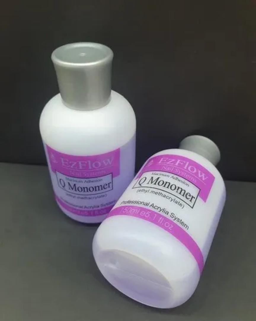 Ezflow Professional MonomerAcrylic Liquid For Nail Extension Acrylic Liquid Monomer For Acrylic Nails Extension-with A Crystal Dappen Dish 150ml.