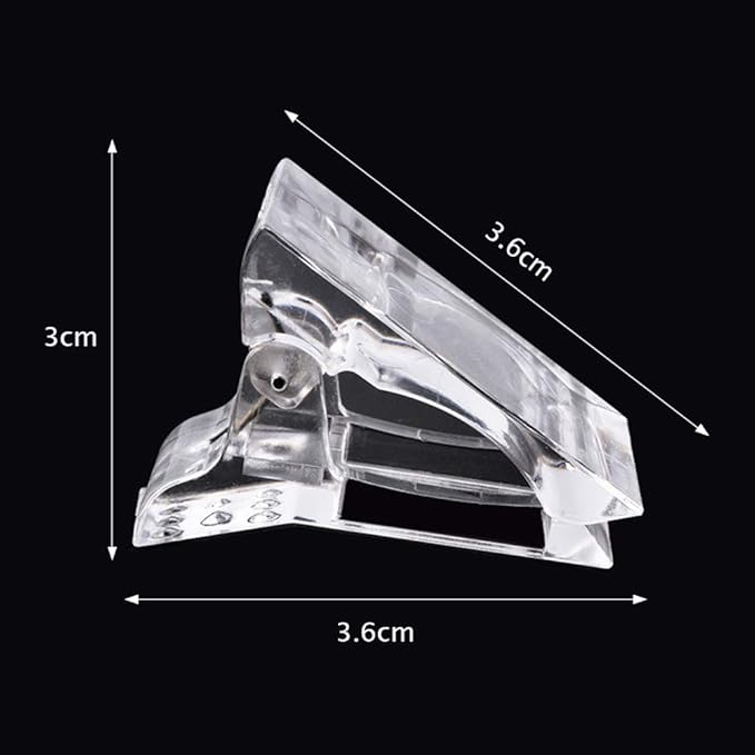 10/5 Pcs Nail Tips Clip for Quick Building Polygel nail forms Nail clips for polygel Finger Nail Extension UV LED Builder Clamps Manicure N ail Art Tool Nail Clips For Poly Gel Nail Extension