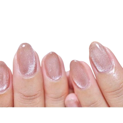 Universal Pink Cat Eye Gel Nail Polish, Magnetic Gel Polish Shiny Glitter Nail Gel 15 ml Galaxy Cat eye Nail Polish Soak Off UV/LED Nail  Spar Cat Eye Magnetic Gel Salon Manicure