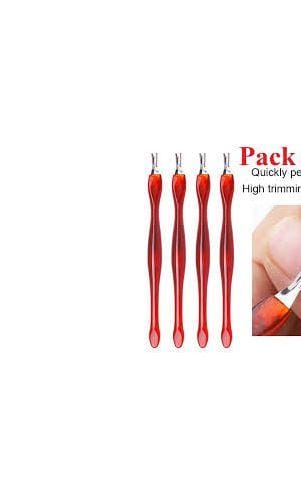 2  PCS Cuticle knife Trimmer,Cuticle ForkTrimmer Nail Cuticle Remover Trimmer Pusher Dead Skin with Double Head V-Shaped Fork Manicure Pedicure Cleaner Care Tools for Home and Nail