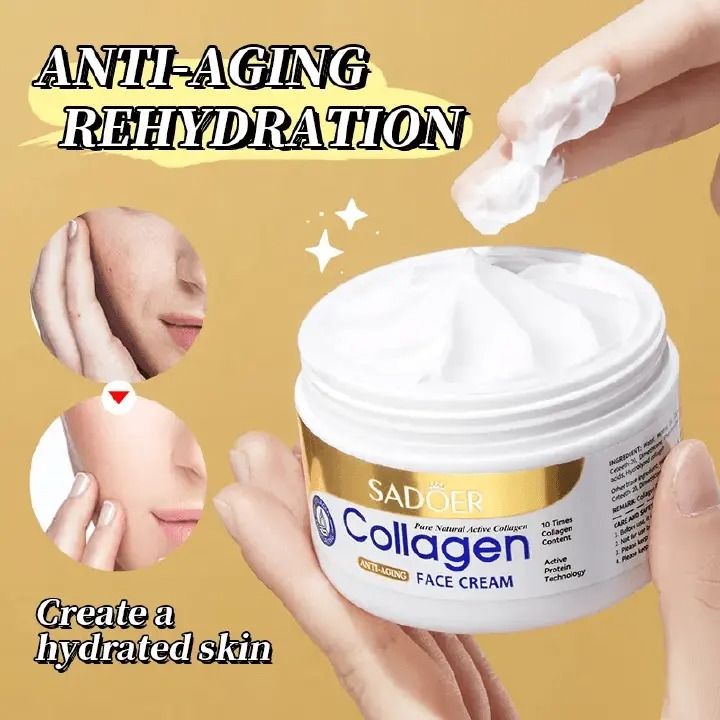 Collagen Anti Aging Face Cream Anti Wrinkles And Fine Lines, Intensive Hydration, Anti - Aging, Brighten skin tone, Acne fade Firming and Lifting Cream,Moisturizing Face Cream for Face Neck