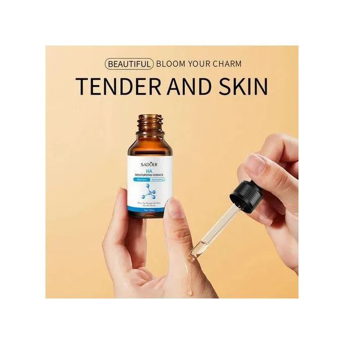 SADOER Hyaluronic Acid Serum for Face Anti-Aging, Moisturizing Wrinkle Serum for Erasing Fine Lines and Wrinkles Soft Hydrating Easy Absorption Anti Aging Serum Hyaluronic Acid Moisturizing Essence