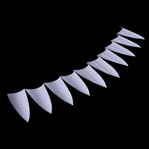 Acrylic False Nails 500pcs/bag Nails /White False Nails Artificial Fingernails Half  Cover stiletto Nail Tips Best Quality Acrylic Pointy Stiletto French  Nail Tips