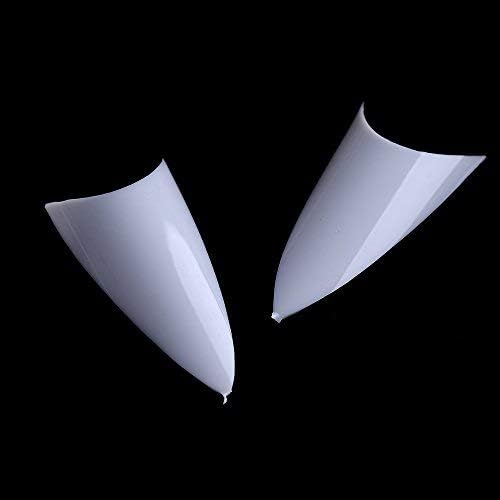 Acrylic False Nails 500pcs/bag Nails /White False Nails Artificial Fingernails Half  Cover stiletto Nail Tips Best Quality Acrylic Pointy Stiletto French  Nail Tips
