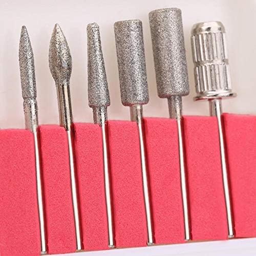 Nail Drill Bits Electric Nail File Cuticle Cutter Tips Clean Burr Sander Manicure Nail Sanding Bands Electric Nail File, 35000rpm Pro Electric Nail Drill Machine Pedicure Manicure Kits Nails File Bits