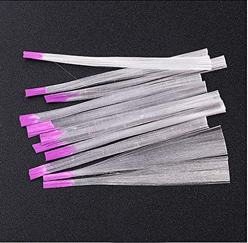 50 Pcs Fiberglass Nail Art Quick Extension Form Fibernails Building UV Gel Acrylic Nails Tips Fiberglass Nail Extension DIY Fiberglass Nail Gel Fake Nails Tips Quick Extension Fiberglass Nails Fiber