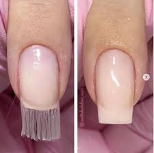 50 Pcs Fiberglass Nail Art Quick Extension Form Fibernails Building UV Gel Acrylic Nails Tips Fiberglass Nail Extension DIY Fiberglass Nail Gel Fake Nails Tips Quick Extension Fiberglass Nails Fiber