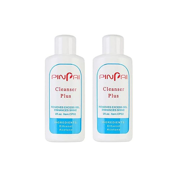 Pinpai Cleanser Plus Removes Excess Gel Enhance Shine Sticky Remover Nail UV Gel Sticky Remover Liquid Nail Art Cleanser Pro Slip Solution Poly Gel Cleanser Shine