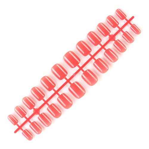 24 Pieces Re- Usable Full Cover Press On False Nail Tips Fake Nails Tips Acrylic False Nail Tips Natural Artificial Full Cover Nails 12 Sizes{No Glue}