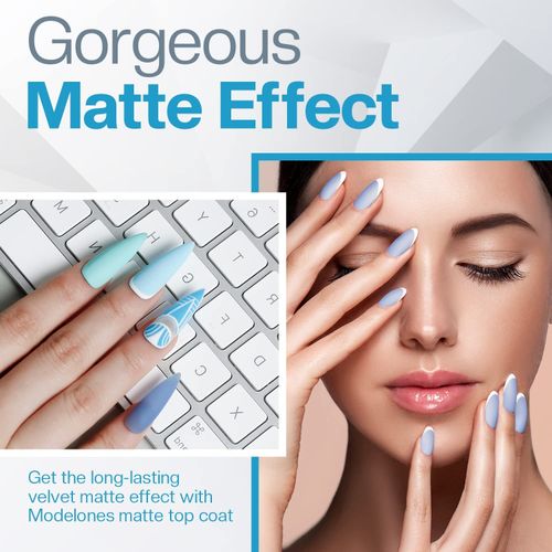 15ml Matte Top Coat /Velvet No Wipe Top Coat For Gel PolishProfessional Manicure Home DIY No Wipe Need U V Lamp Curing Matte Top Coat  Gel Top Coat Matte Gel Top Coat for Gel Nail Polish,15ML No Wipe