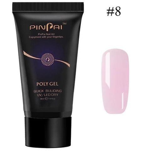 Poly Gel Kit:30ml Poly Gel Dual-Brush Mold Tips SlipSolution Poly Nail Gel UV LED Builder Acrylic Gel Kit for Nail Art Poly Extension Gel Set Nail  Polygels Kit Polygel Nail Extension Kit