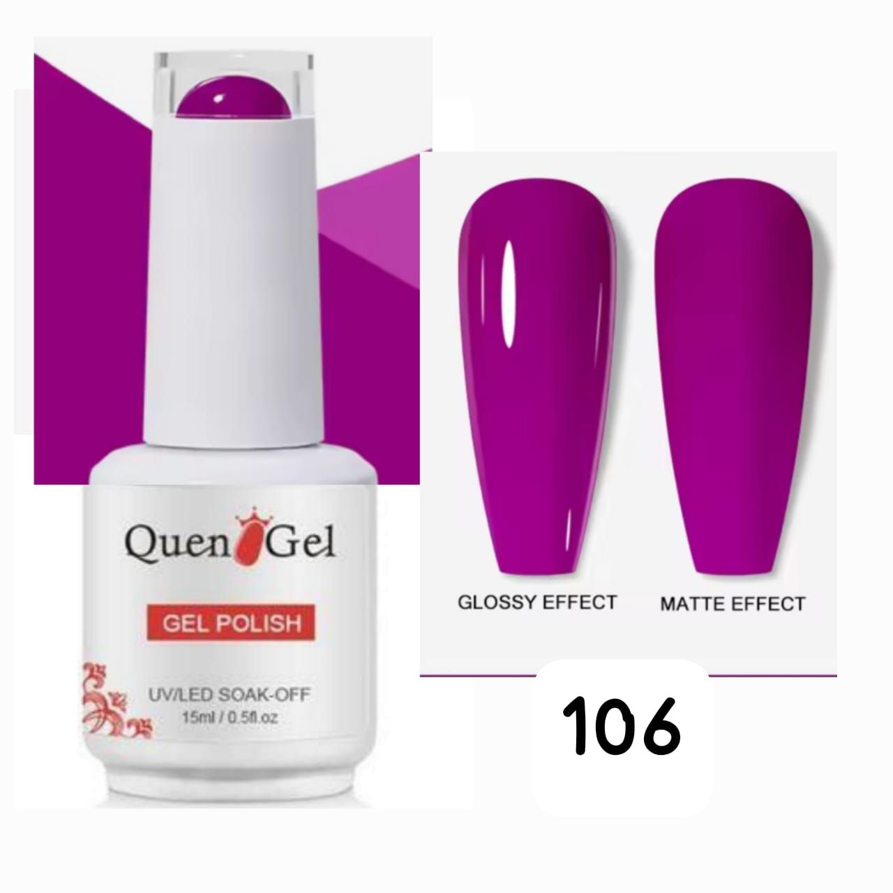 15ml Nail Gel Polish Soak Off UV/LED Manicure Pedicure Professional UV/LED Soak Off  Color Gel Nail Polish Manicure Salon Gel Polish Best Quality Non Toxic  Lasts and Lasts at Least 30 Days