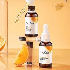 2 Piecs -Vitamin C Face Brightening Serum And Salicylic Acid Acne Treatment Essence, Control Face Oil and removes Blackheads, Brightens Face, Fades Black Spots, Moisturize Face, Anti Wrinkles