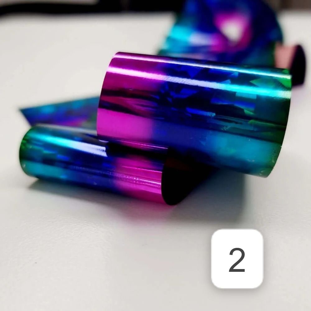 Nail Foil Transfer Foil Sheets Nail Foils Nail Art Transfer Foil Stickers Laser Flower Color Sheet Adhesive Stickers Paper Starry Sky Stars  Design for Nail Art DIY Decoration(Must Use Foil Glue)