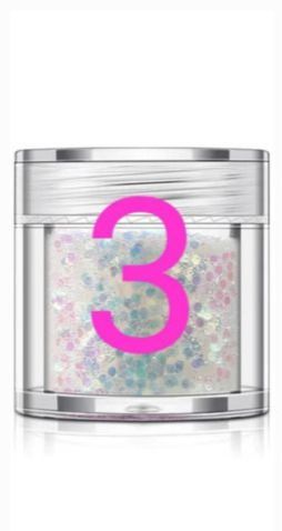 Shimmers/Glitters /Face /Body /Eye /Hair/ Nails Holographic Chunky  Craft Glitter for Resin Art Crafts, Cosmetic Glitter for Nail Body Face Eye, Epoxy Resin Glitter Sequin flake Dust Powder Glitters