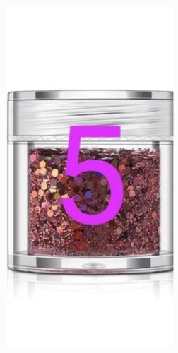 Shimmers/Glitters /Face /Body /Eye /Hair/ Nails Holographic Chunky  Craft Glitter for Resin Art Crafts, Cosmetic Glitter for Nail Body Face Eye, Epoxy Resin Glitter Sequin flake Dust Powder Glitters