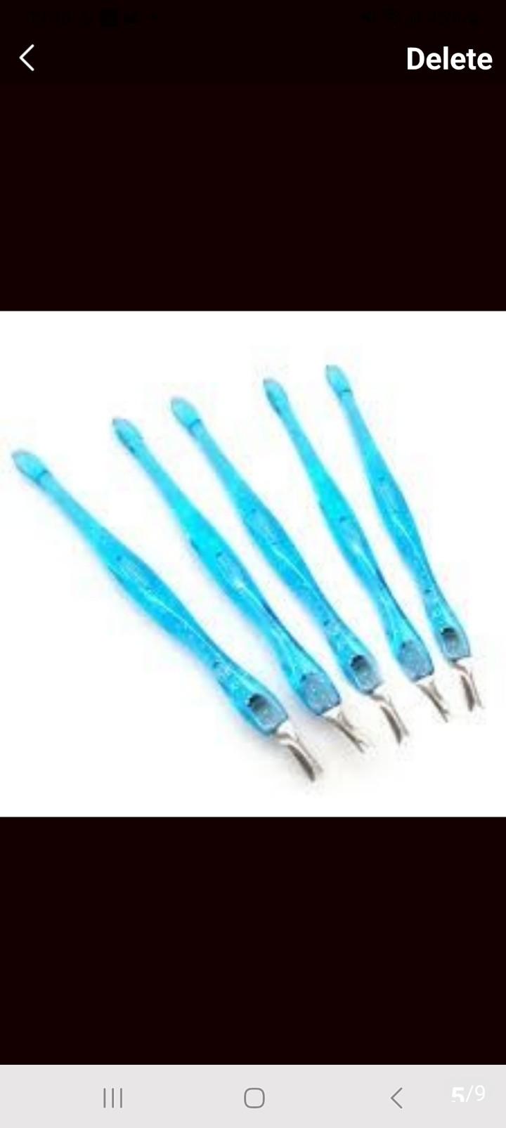 Cuticle knife Trimmer,Cuticle ForkTrimmer Nail Cuticle Remover Trimmer Pusher Dead Skin with Double Head V-Shaped Fork Manicure Pedicure Cleaner Care Tools for Home and Nail