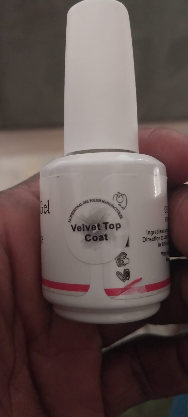 No Wipe Matte Top Coat | for Velvety Finish | Long Lasting, Anti-Chip, UV/LED Curing | Professional Gel Nail Polish (Matte Top Coat) Gel Polish Matte Top Coat Professional Nail Care Gel Matte Top Coat