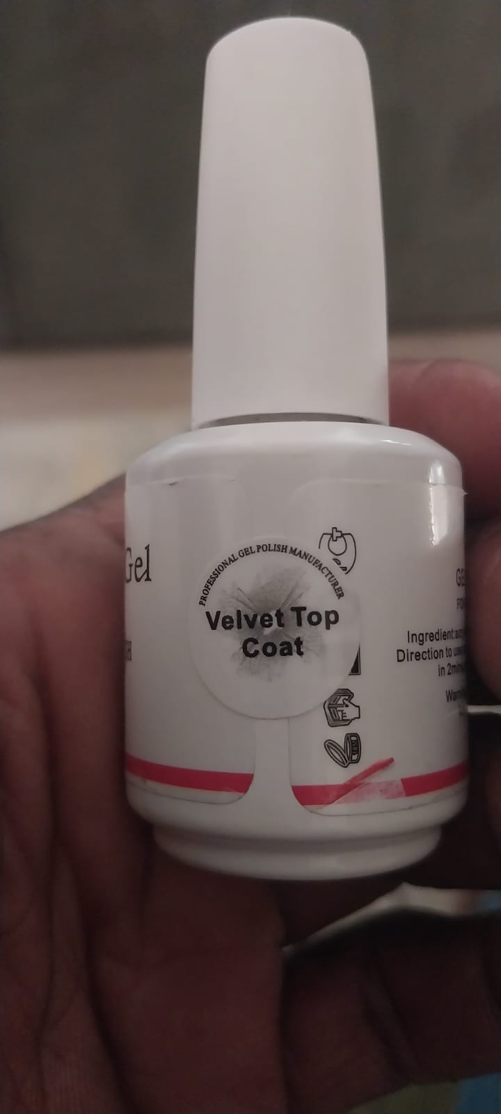 No Wipe Matte Top Coat | for Velvety Finish | Long Lasting, Anti-Chip, UV/LED Curing | Professional Gel Nail Polish (Matte Top Coat) Gel Polish Matte Top Coat Professional Nail Care Gel Matte Top Coat