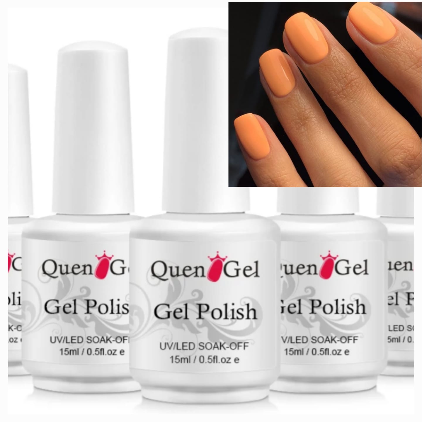 15ml Nail Gel Polish Soak Off UV/LED Manicure Pedicure Professional UV/LED Soak Off  Color Gel Nail Polish Manicure Salon Gel Polish Best Quality Non Toxic  Lasts and Lasts at Least 30 Days view 6