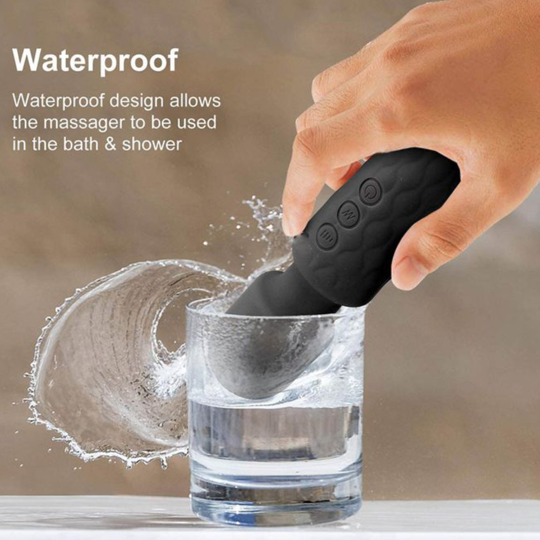 Wand Massager Clitorial Masturbator Rechargeable Handhold Cordless Portable Body AV Magic Vibrator For Women Men Adult Sex Toy for Muscle Relax Valentine Gift for Girlfriend Wife