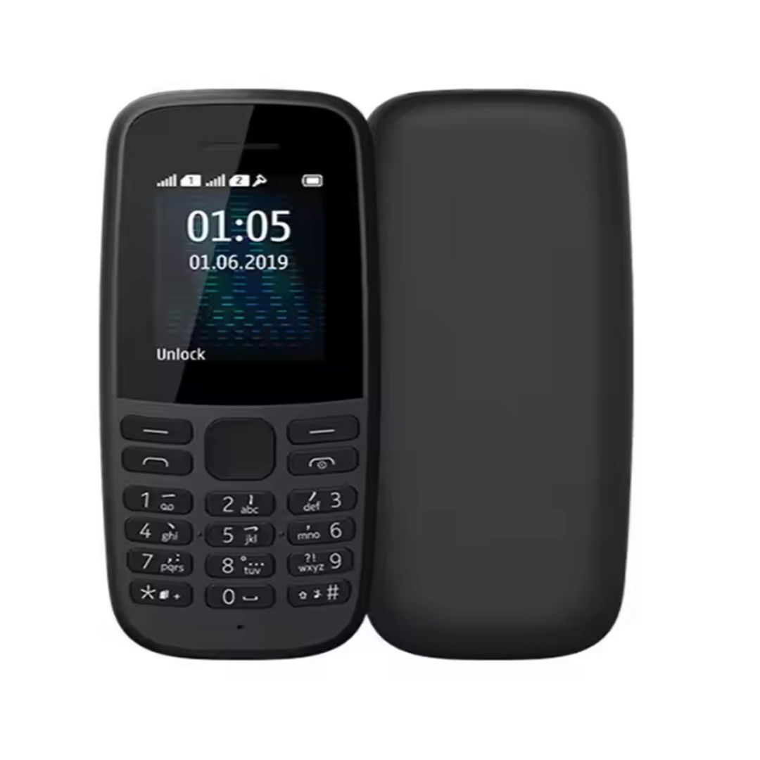 Nokia 106 Dual SIM FM Radio, Camera Phone - Black Feature Phone Mpesa Phone Phone