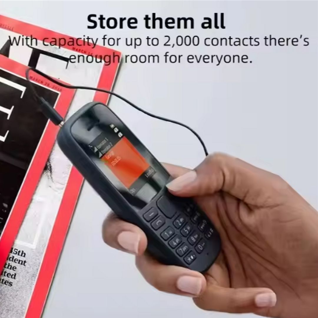Nokia 106 Dual SIM FM Radio, Camera Phone - Black Feature Phone Mpesa Phone Phone