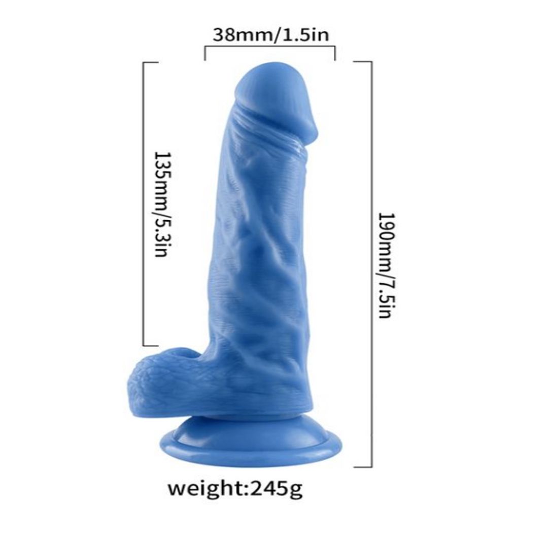 7.68 Inches Dildo Female Women Sex Toy G-Spot Cli_t Dildo For Women Realistic Silicone Dildo  Adult Sex Toys for Women
