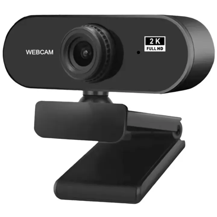 Webcam with Microphone Small 2K HD Web Cam,Stand for PC/MAC/Laptop/Desktop, Wide Angle Web Cameras for YouTube,Skype,Zoom,Xbox One,Video Calling,Studying and PS4