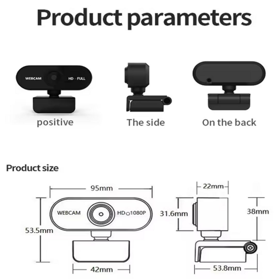 Webcam with Microphone Small 2K HD Web Cam,Stand for PC/MAC/Laptop/Desktop, Wide Angle Web Cameras for YouTube,Skype,Zoom,Xbox One,Video Calling,Studying and PS4