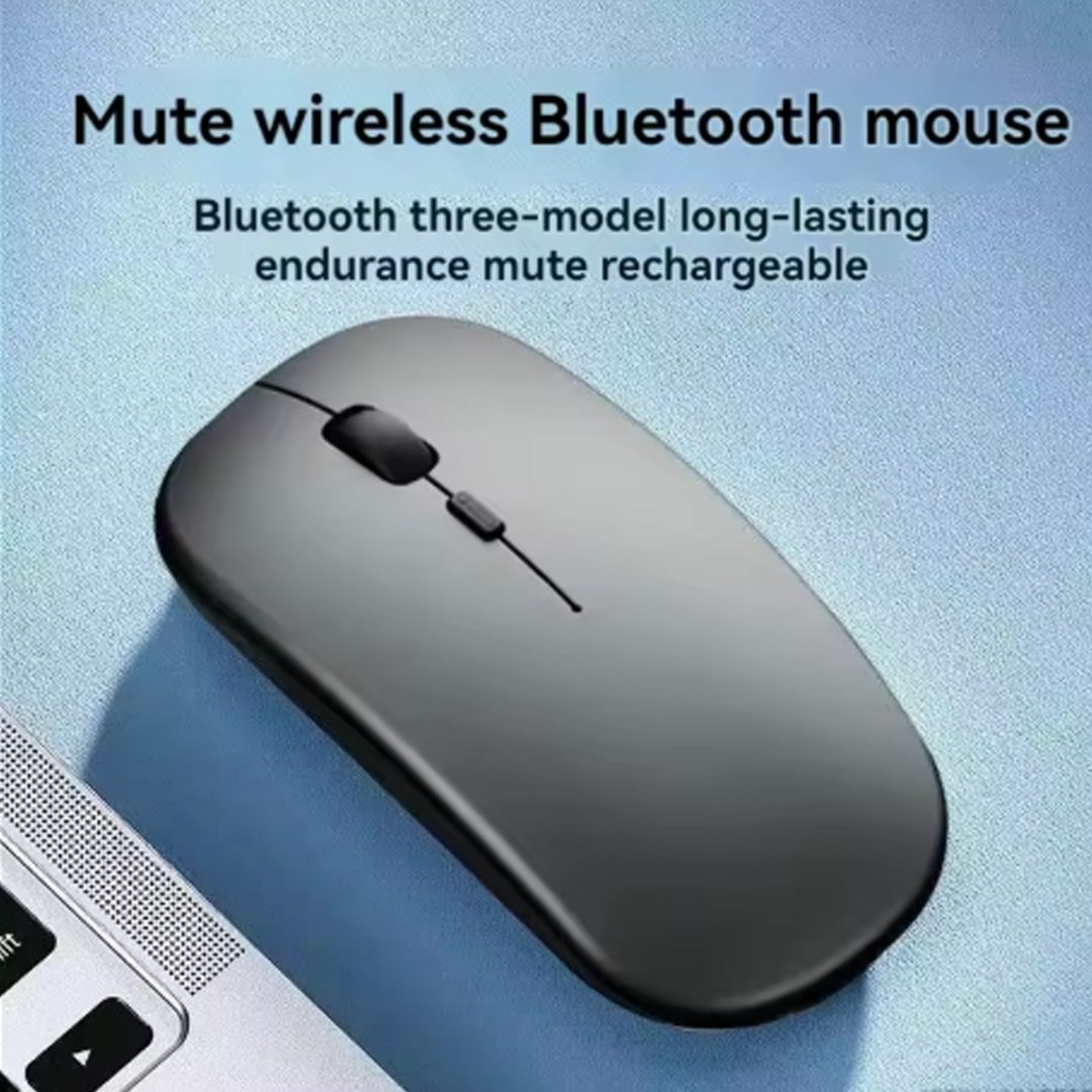 2.4G Silent Click Wireless Bluetooth Mouse Office Mouse for Dell, HP, Lenovo Laptops, Tablets & Computers Ergonomic Portable Design