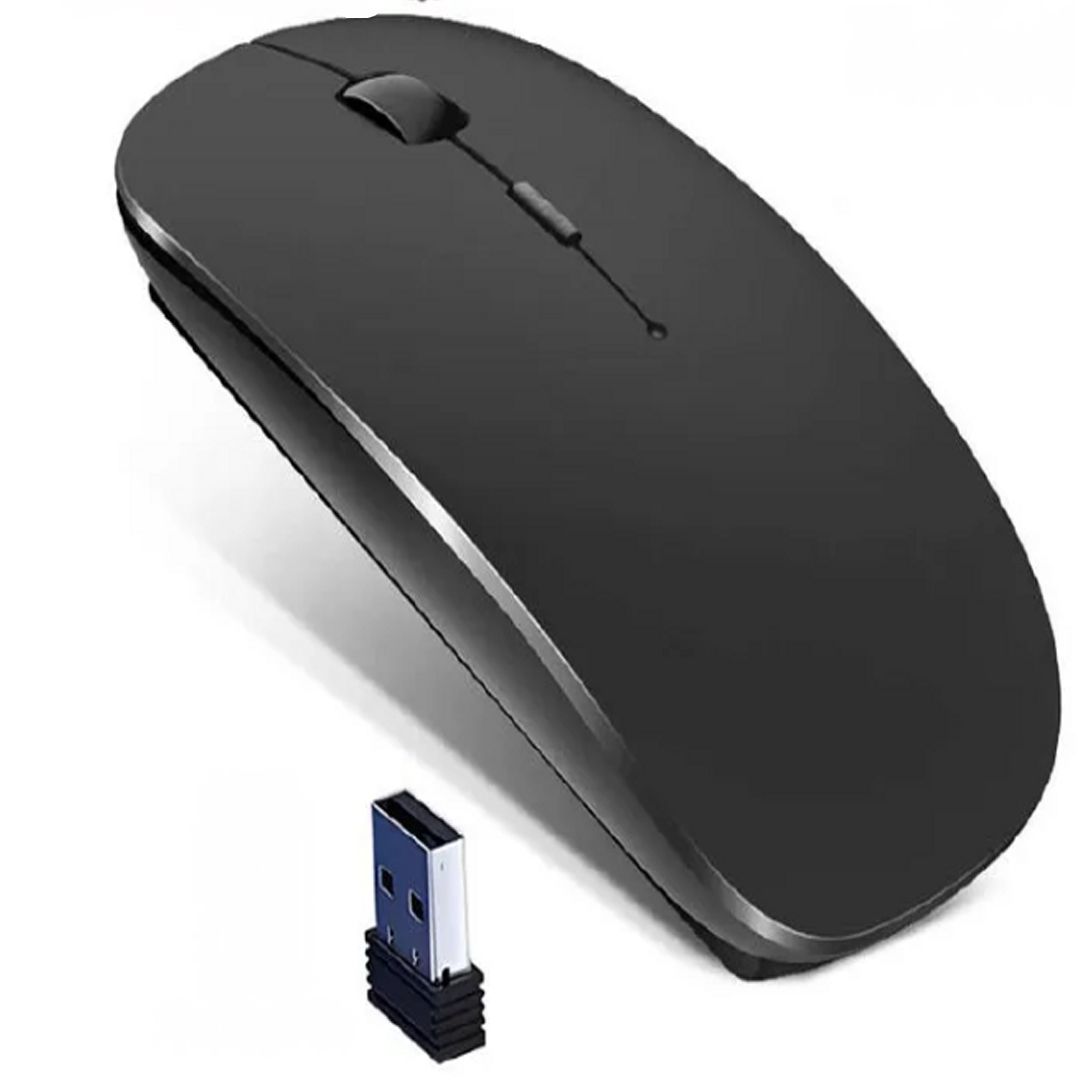 2.4G Silent Click Wireless Bluetooth Mouse Office Mouse for Dell, HP, Lenovo Laptops, Tablets & Computers Ergonomic Portable Design
