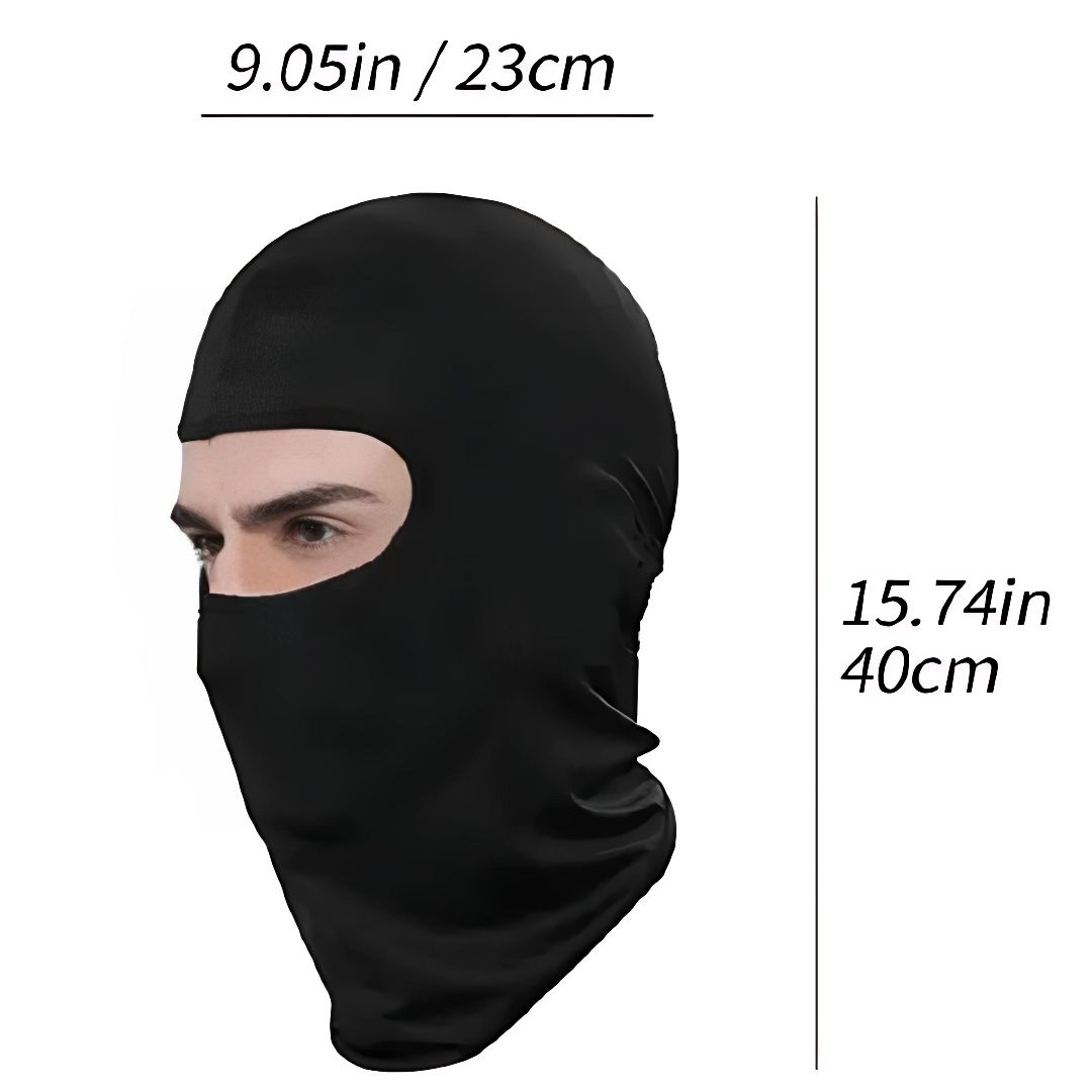 Tactical Cycling Balaclava Face Mask – Full Coverage Windproof & Breathable Ski Mask, Neck Gaiter & Scarf for Biking, Running, Hiking, and Outdoor Sports – Lightweight Unisex Headwear