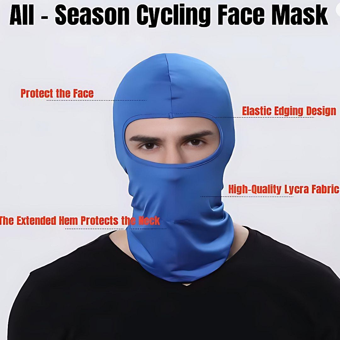Tactical Cycling Balaclava Face Mask – Full Coverage Windproof & Breathable Ski Mask, Neck Gaiter & Scarf for Biking, Running, Hiking, and Outdoor Sports – Lightweight Unisex Headwear