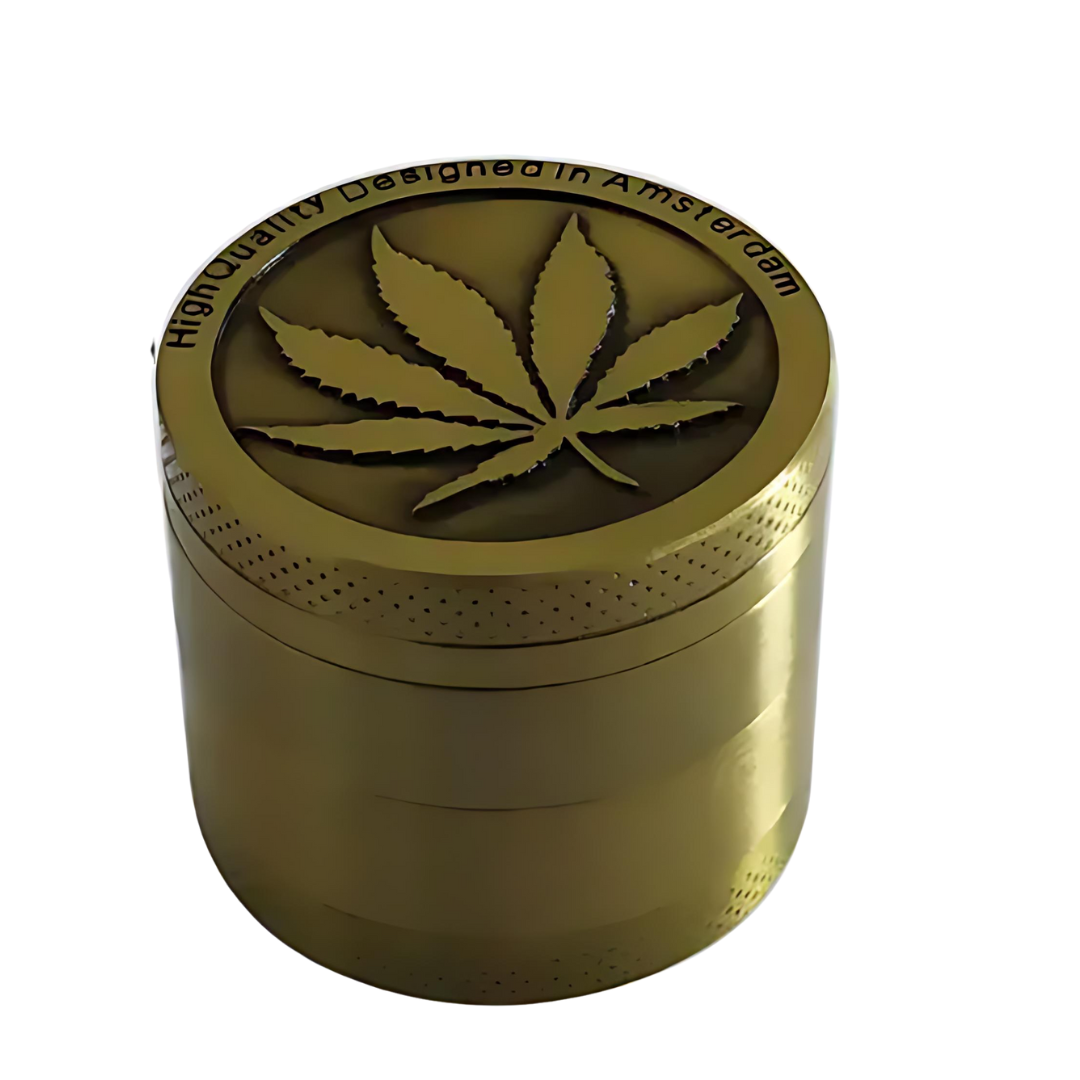 3-Layer Manual Herb Grinder for Tobacco and Spices – Durable Crusher for Kitchen and Smoking Accessories, Easy-to-Use Design, Portable and Efficient Grinding Tool for Everyday Use