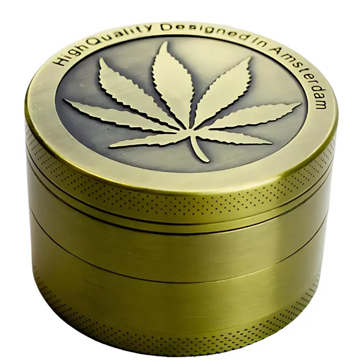 3-Layer Manual Herb Grinder for Tobacco and Spices – Durable Crusher for Kitchen and Smoking Accessories, Easy-to-Use Design, Portable and Efficient Grinding Tool for Everyday Use
