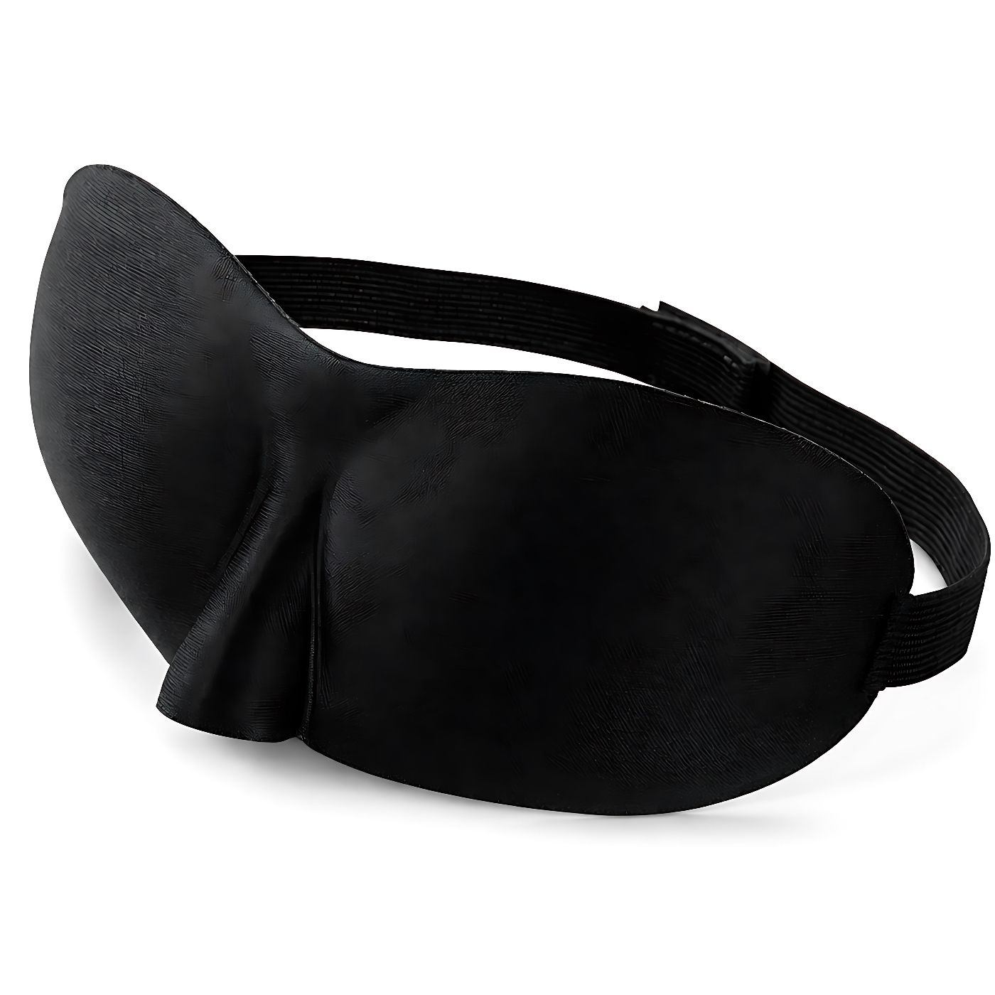 3D Contoured Sleep Eye Mask with Advanced Nose Shield, Total Light Blocking Design, Soft Breathable Fabric, Pressure-Free Eye Cups and Adjustable Elastic Strap for Travel, Home and Office Rest