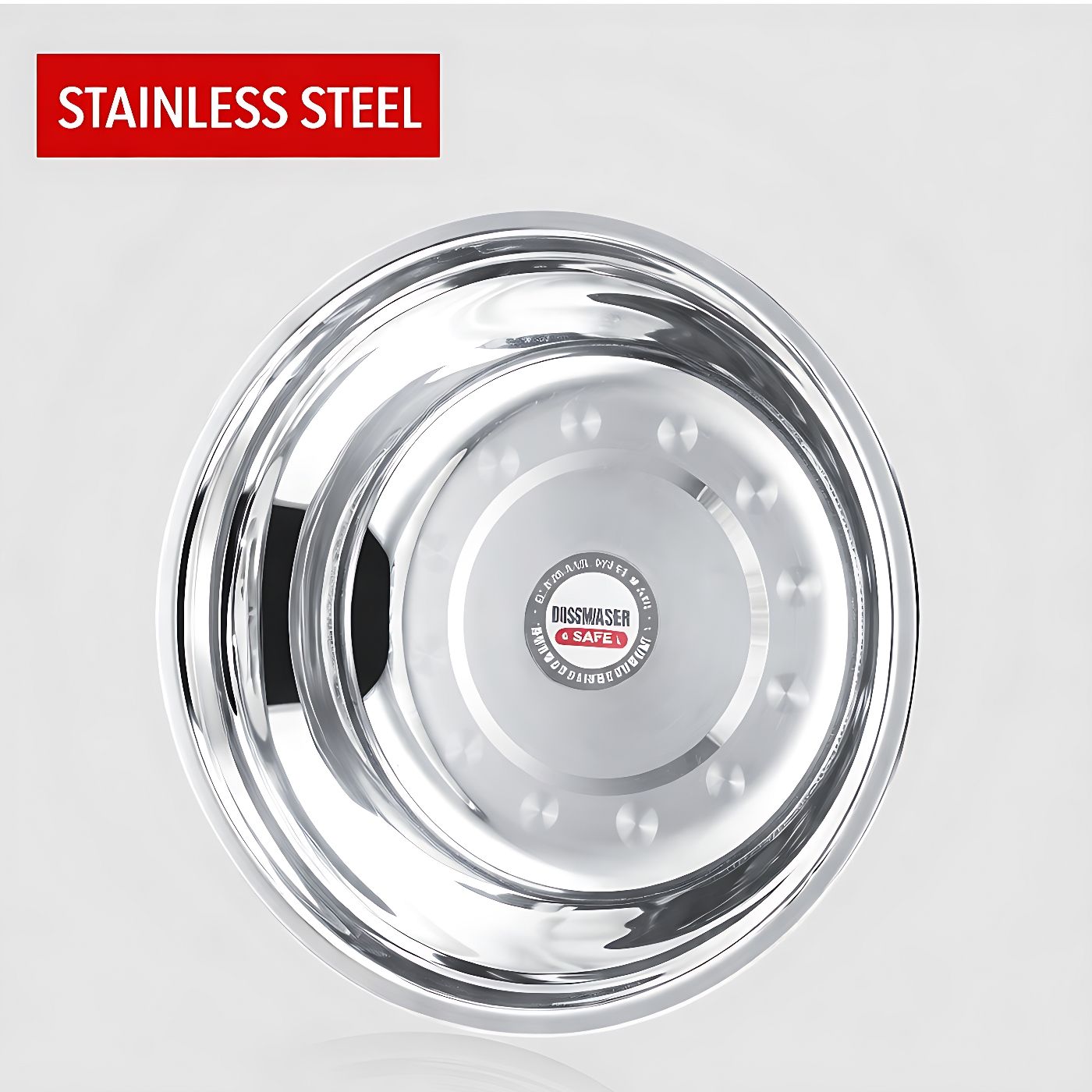 Stainless Steel Mixing Bowls Set with Nesting Design, Durable Kitchen Bowls for Cooking, Baking, Mixing, Food Preparation and Serving, Rust Resistant, Easy to Clean and Dishwasher Safe for Everyday
