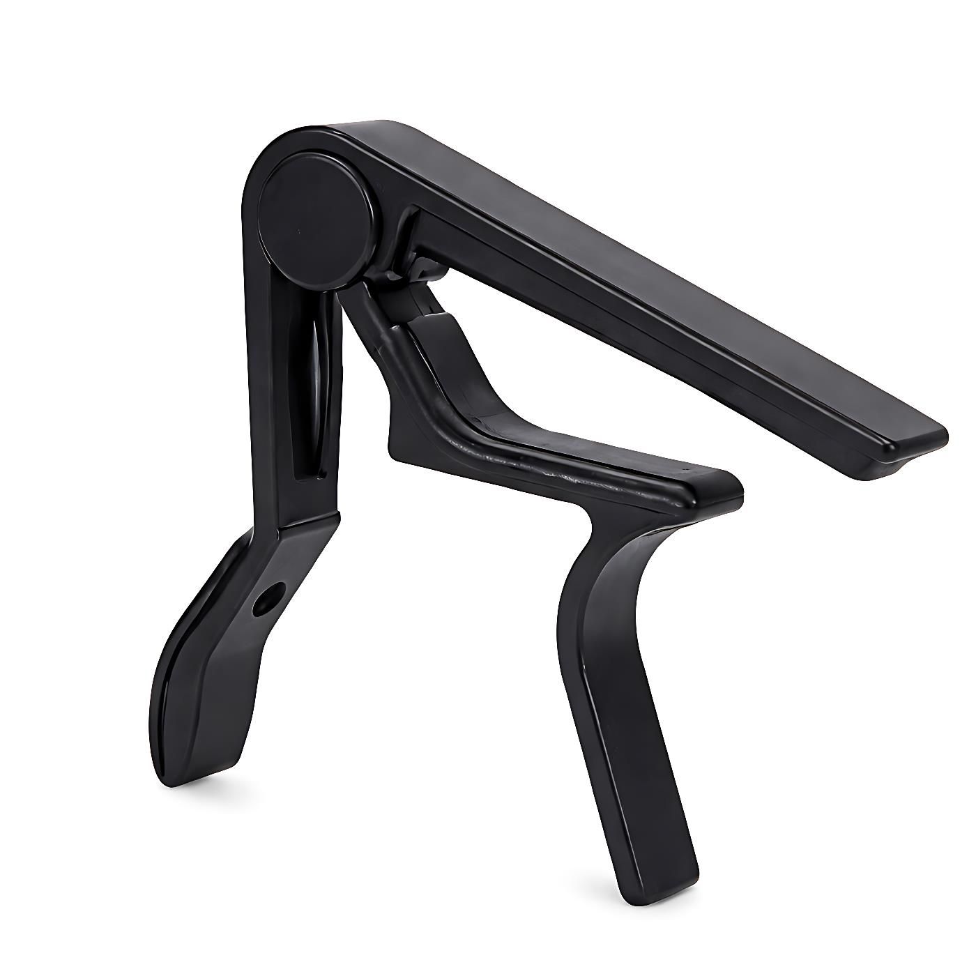 Premium Aluminum Alloy Guitar Capo with Quick Change Clamp, Strong Spring Pressure and Soft Rubber Pads for Acoustic, Electric, Classical Guitars and Ukulele, Durable Lightweight Guitar Accessories