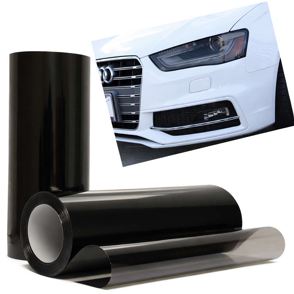 Auto Car Light Headlight Taillight Tint Vinyl Film Sticker, Easy Stick Self-Adhesive Wrap for Cars and Motorcycles, Flexible Decor Film for Styling, Protection, and Custom Exterior Appearance