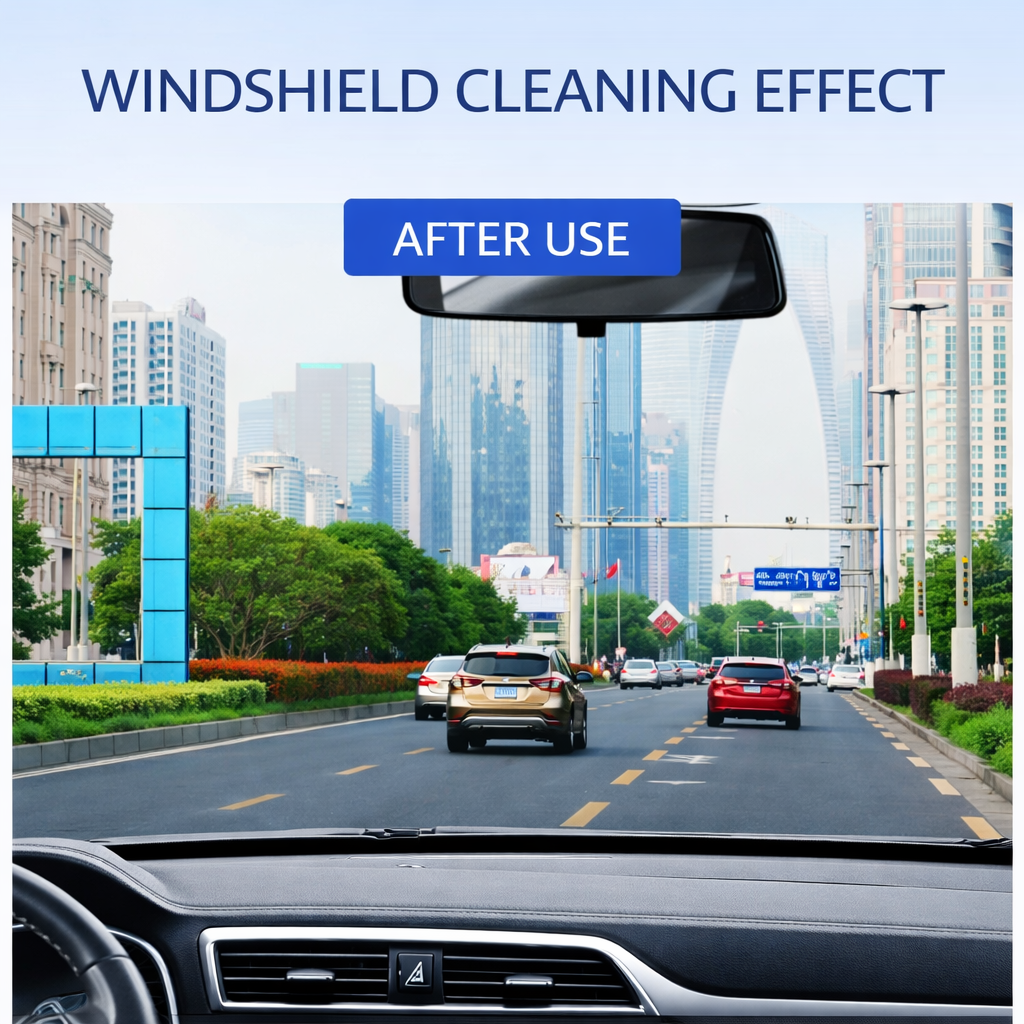 20 Pieces Car Windshield Washer Cleaning Effervescent Tablets, Concentrated Wiper Fluid Tablets Remove Oil Film, Dirt, Improve Visibility, Reduce Wiper Noise, Easy to Use,1 Tablet Makes Up to 4 Liters