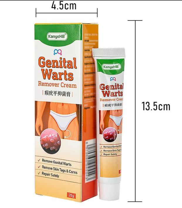 20g Genital Wart Herpes Remover Ointment Skin Tags Mole &amp; Papillomas Wart Remover Condyloma Acuminatum Treatment Cream