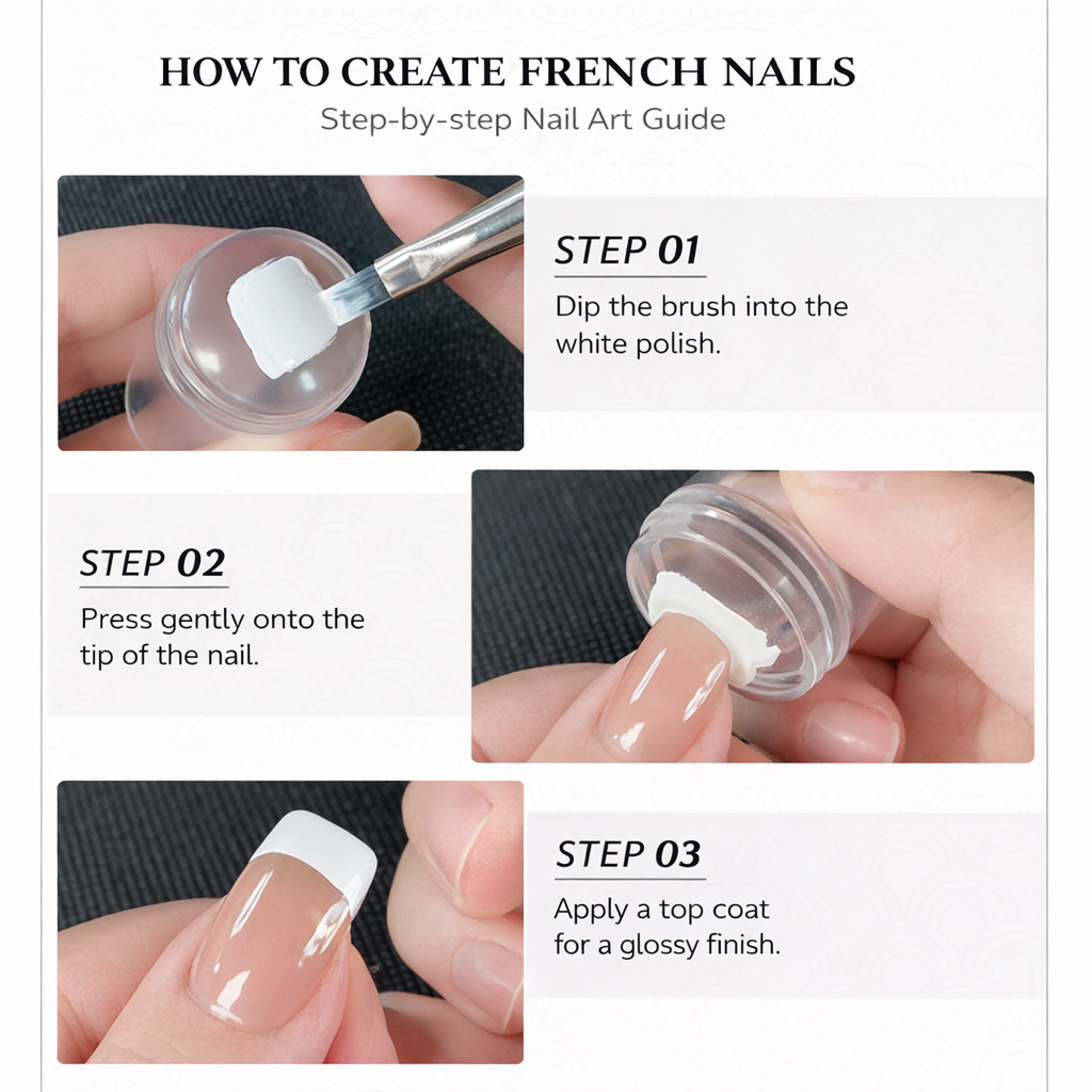 Transparent Nail Stamper with Scraper Jelly Silicone Head for French Nails Printing, Professional Nail Art Stamping Tool for Manicure Use with Stamping Plates, Easy to Clean, Clear Design, Model E0178